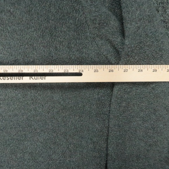 VINTAGE J Crew Pullover Mens XL Gray Oarsman Fleece Half Zip Pockets Sweater * - Picture 8 of 10